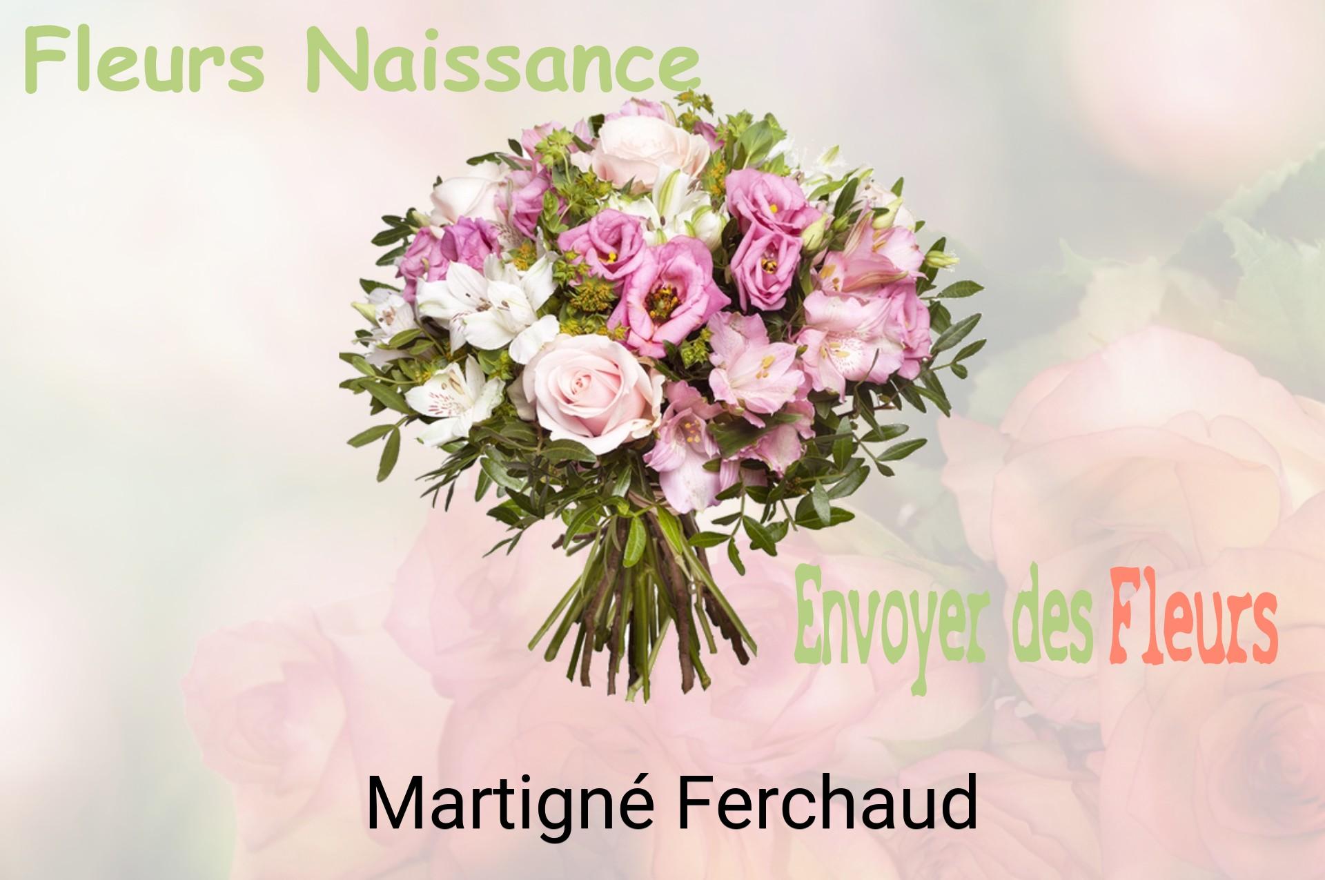 Bouquet de fleurs de naissance livré à Martigné-Ferchaud